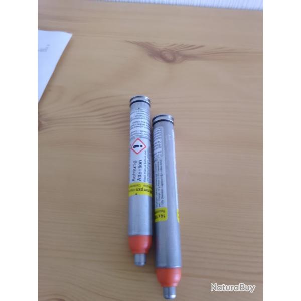 2 MUNITIONS POUR JPX 4  IRRITANTE PLUS FOORT QUE LE GAZ LACRYMOGENE  VALIDE 2030
