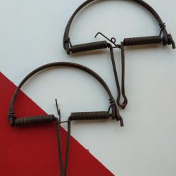 A SAISIR - 2 gros pi&egrave;ges 18 cm en PARFAIT ETAT de fonctionnement
