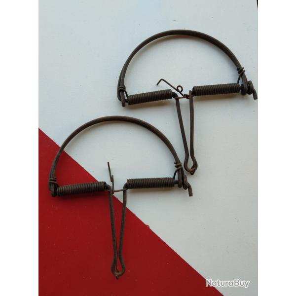 A SAISIR - 2 gros pi�ges 18 cm en PARFAIT ETAT de fonctionnement