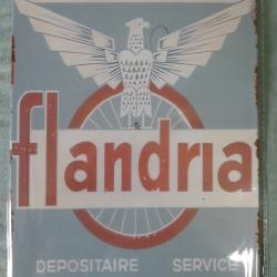 plaque publicitaire flandria