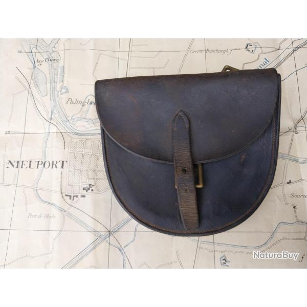 Poche � fer (sacoche) Artillerie mont�e Anglaise WW1