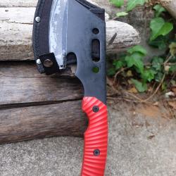 Hache Tomahawk Survivalisme Axe Survie Treck Amazonie Extraction Acier 3Cr13 Manche Abs Etui Nylon