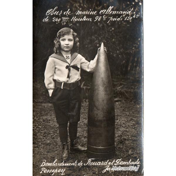 Carte Postale - Obus de marine allemand -N�8379