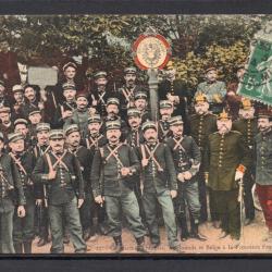 Carte Postale Ancienne Gendarmerie Fran&ccedil;aise Allemands et Belges &agrave; la Fronti&egrave;re-N&deg;8380