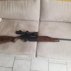 Carabine semi-auto - Benelli Argo / mod&egrave;le Wood Battue - Calibre 7x64 -