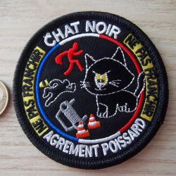 &eacute;cusson chat noir insigne collection humour