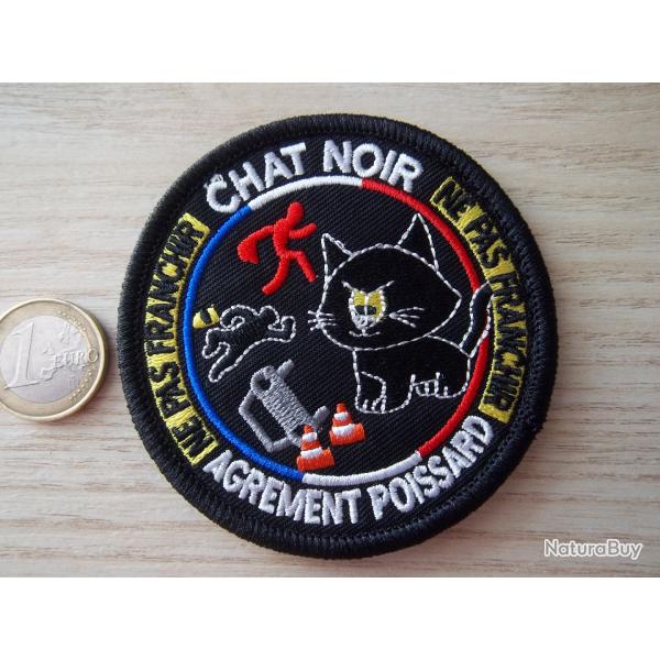 �cusson chat noir insigne collection humour