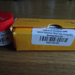 Neck Sizing Die Wilson 6/6.5 Creedmoor with Decapping Base
