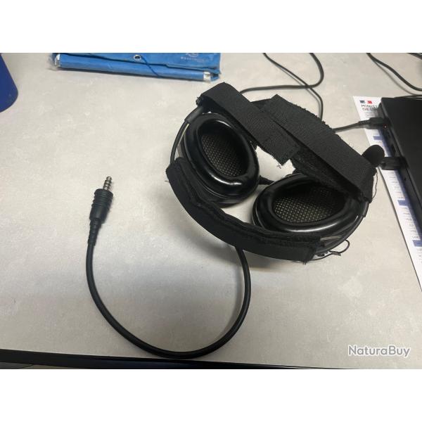 Casque sordin mil CC