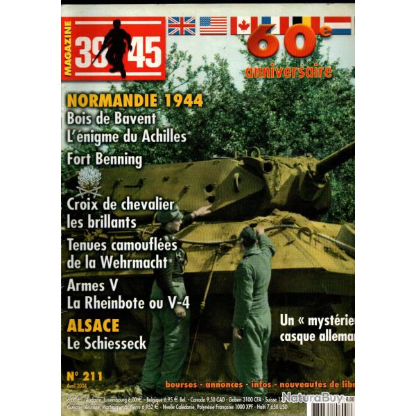 39-45 Magazine 211, croix de chevalier, alsace, kieffer 177, escoville part 2, fort benning paras