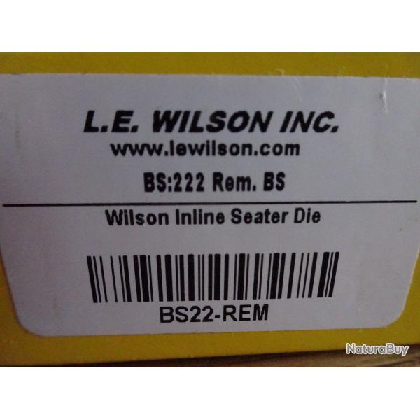 Wilson Seater Die 222 Rem