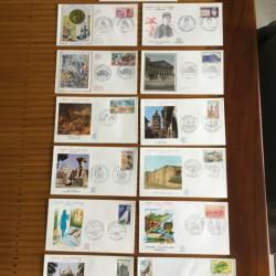 Lot enveloppes Premier Jour de 1971
