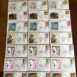 Lot enveloppes Premier Jour de 1985