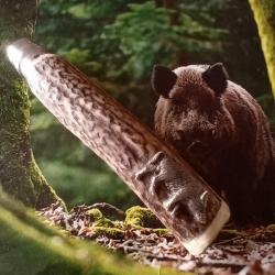 Couteau de poche Opinel 9 bois de cerf ( sanglier)