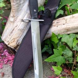 Couteau De Combat BAIONETTE BAYONETTE USM7 Lame Acier Inox Manche Abs Etui nylon001