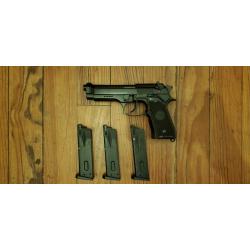 R&eacute;plique GBB beretta M9 full m&eacute;tal ASG. +2 chargeurs