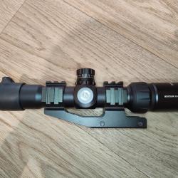 Lunette LPVO Vector Optics Mustang 1.5-4x30 avec montage cantilever