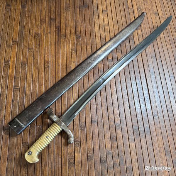 BEAU SABRE BA�ONNETTE 1842 PREMIER MOD�LE MANUFACTURE IMP�RIALE CHATELLERAULT REGLEMENTAIRE FRANCE