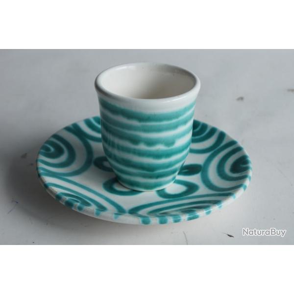 Gobelet assiette c�ramique Gmunder Austria Autriche