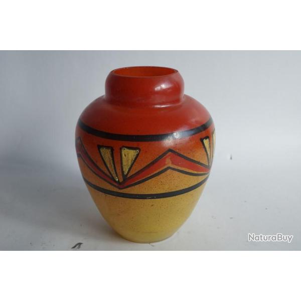 Vase �maill� LEGRAS Art D�co