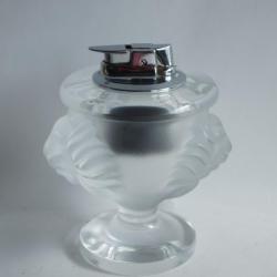 LALIQUE Porte briquet cristal Lion