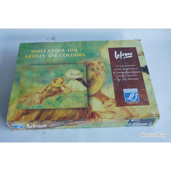 Coffret Peinture � l'huile extra-fine 10 couleurs Lefranc & Bourgeois