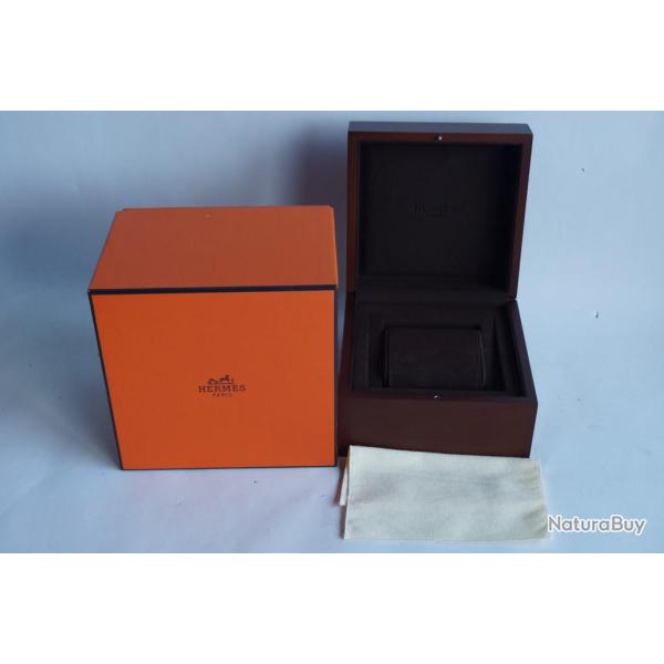 HERMES �crin pour montre bois laqu�