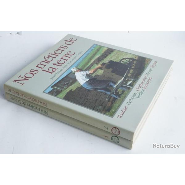 Livre Nos m�tiers de la Terre 1985 Grezet Jean Jacques Tome 1 et 2