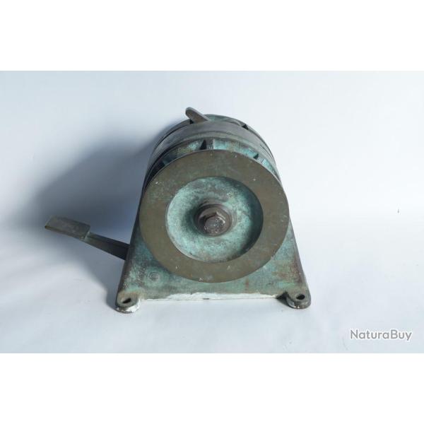 Ancien Guindeau bronze treuil manuel bateau Marine