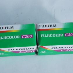 2 Pellicules Film Fujifilm Fujicolor C200