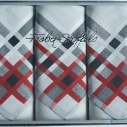 3 Mouchoirs coton Fisba Stoffels Suisse