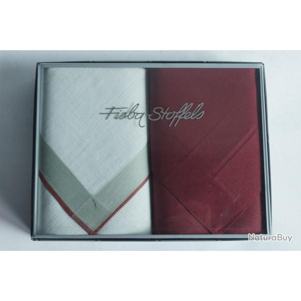 2 Mouchoirs coton Fisba Stoffels Suisse