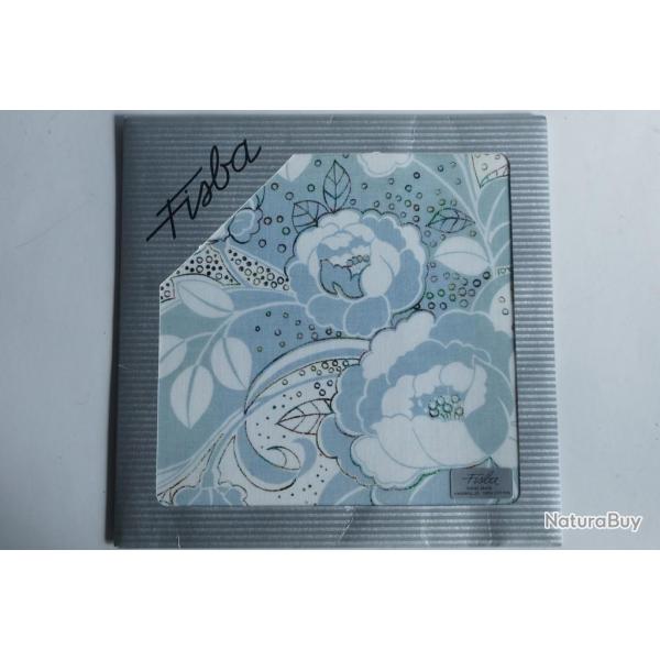 Mouchoir coton Fleurs Fisba Stoffels Suisse