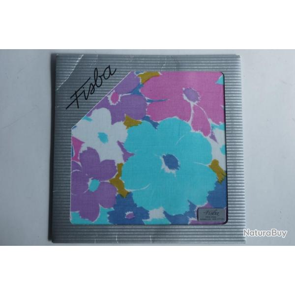 Mouchoir coton Fleurs Fisba Stoffels Suisse
