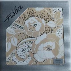 Mouchoir coton Fleurs Fisba Stoffels Suisse