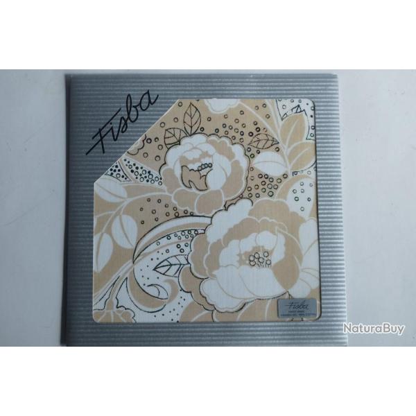 Mouchoir coton Fleurs Fisba Stoffels Suisse