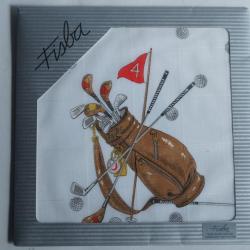 Mouchoir coton Golf Fisba Stoffels Suisse