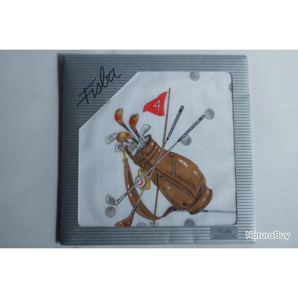 Mouchoir coton Golf Fisba Stoffels Suisse