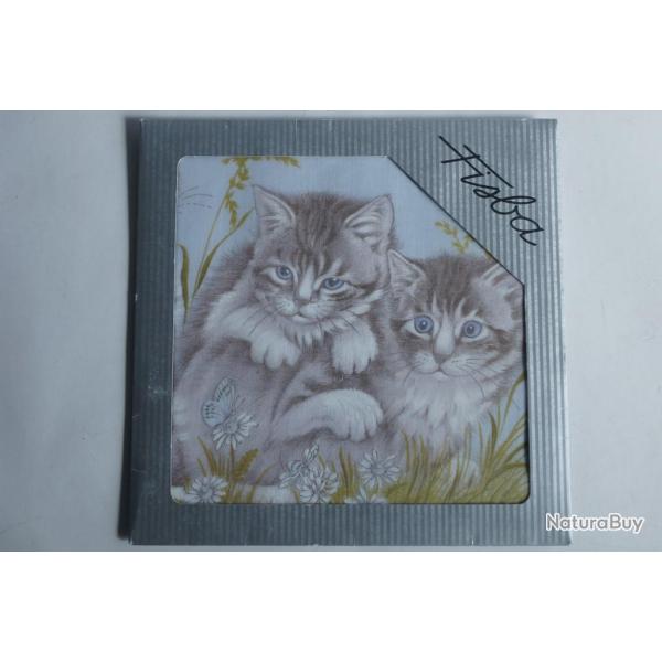 Mouchoir coton Chats Fisba Stoffels Suisse