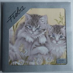 Mouchoir coton Chats Fisba Stoffels Suisse