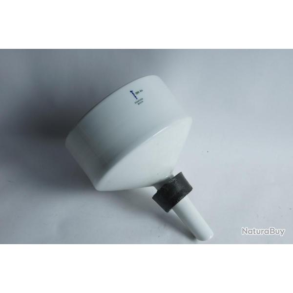 Filtre entonnoir Buchner porcelaine Staatlich Berlin Laboratoire