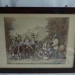 Photographie originale Chasse au chamois Alpes Baldi & W&uuml;rthle Salzourg