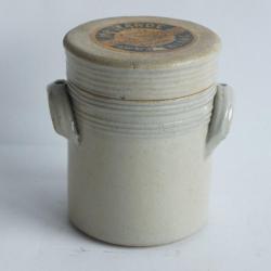 Pot &agrave; moutarde gr&egrave;s Pont des Vernes Grey Poupon