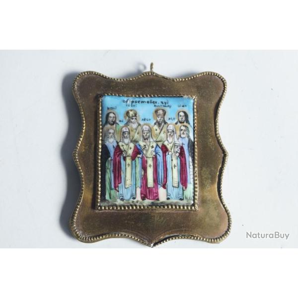 Ic�ne orthodoxe Peinture miniature Saints