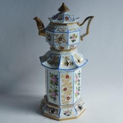 Tisani&egrave;re porcelaine XIXe si&egrave;cle