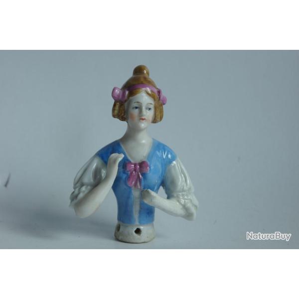 Demi figurine porcelaine Femme