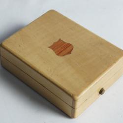 Ancien &eacute;crin pour montre de gousset bois