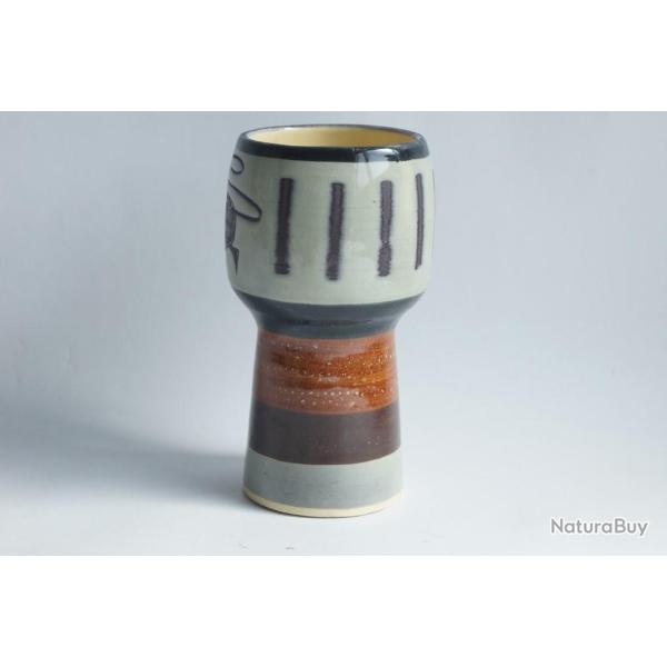 Vase c�ramique �mile Masson Vallauris