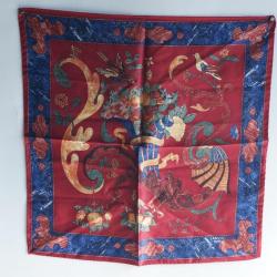 LANVIN Gavroche Petit carr&eacute; soie Foulard