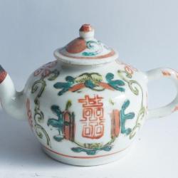 Ancienne Th&eacute;i&egrave;re porcelaine Chine